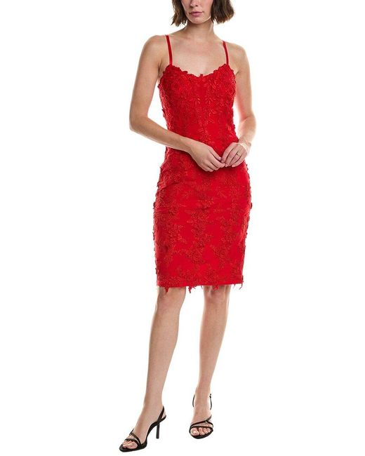 Issue New York Floral Embroidered Midi Dress
