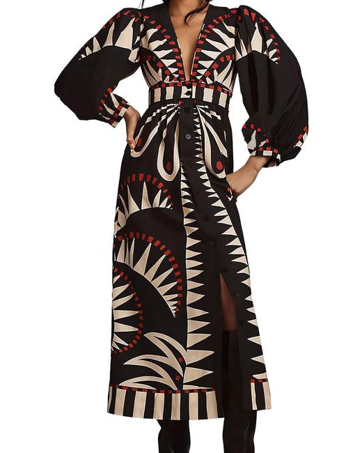 MIRA RICHI Black Maxi Dress
