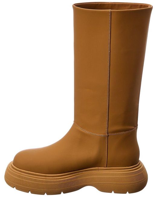 Gia Borghini Brown Marte Leather Boot