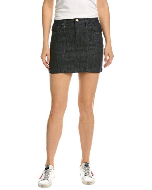 DL1961 Black Asra Mini Skirt