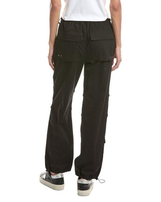 GUIZIO Black Utility Cargo Pant