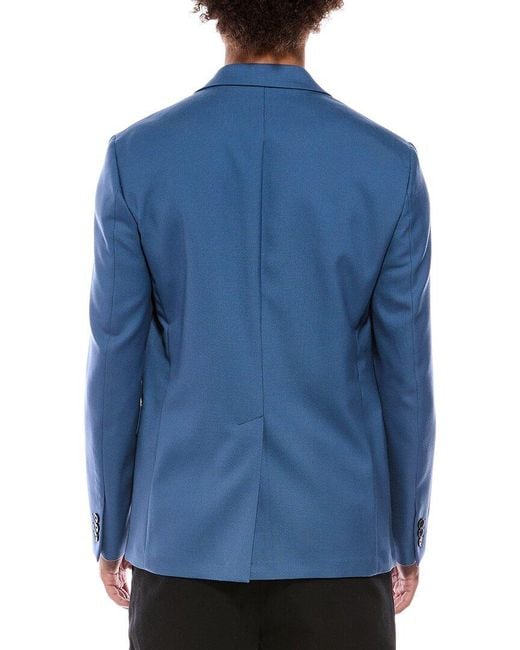 Theory Blue Clinton Wool Blazer for men