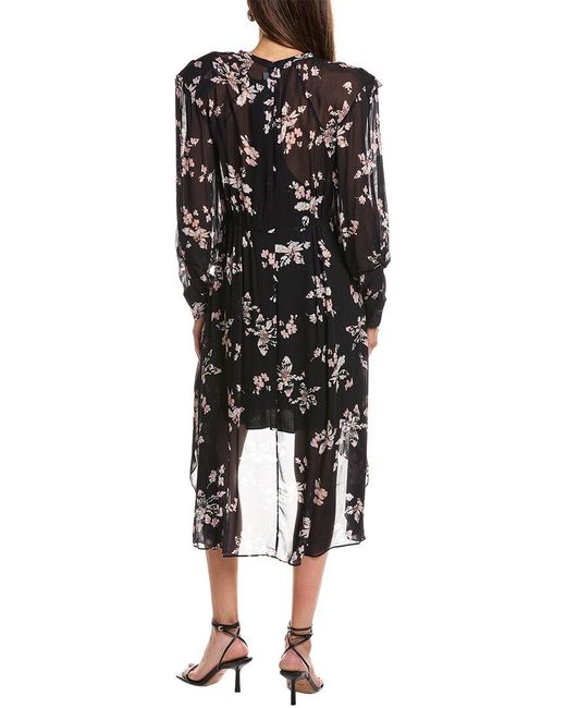 IRO Black Iliona Maxi Dress
