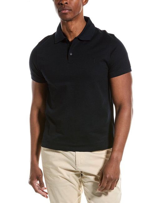 Saint Laurent Black Polo Shirt for men