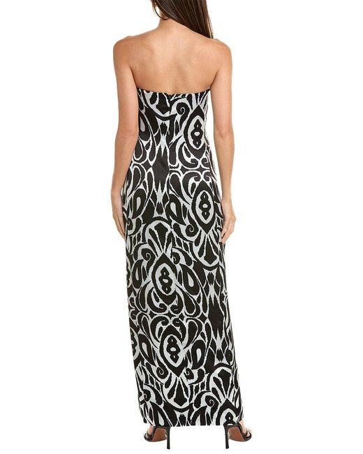 Nicholas White Axelie Strapless Tube Gown