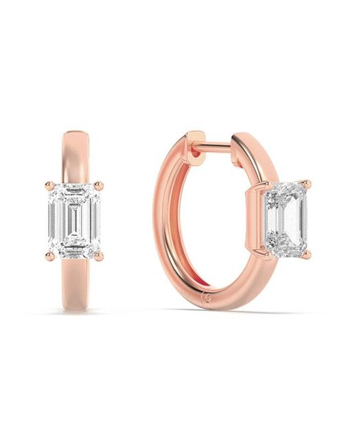 Lab Grown Diamonds Pink 14K 1.50 Ct. Tw. Lab-Grown Diamond Earrings