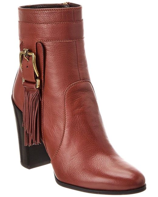 Tod's Brown Leather Bootie