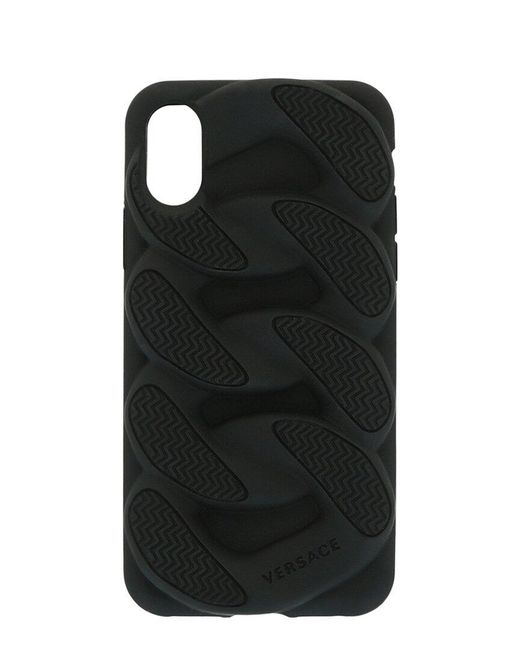 Versace Black Cell Phone Cases for men
