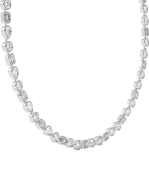 VOWE White 14K 7.00 Ct. Tw. Lab-Grown Diamond Necklace