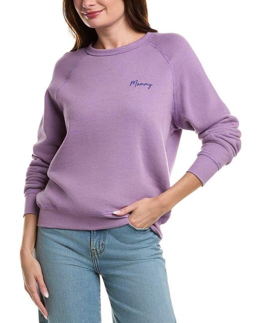 Project Social T Purple Mommy/Daughter Reversible Sweatshirt
