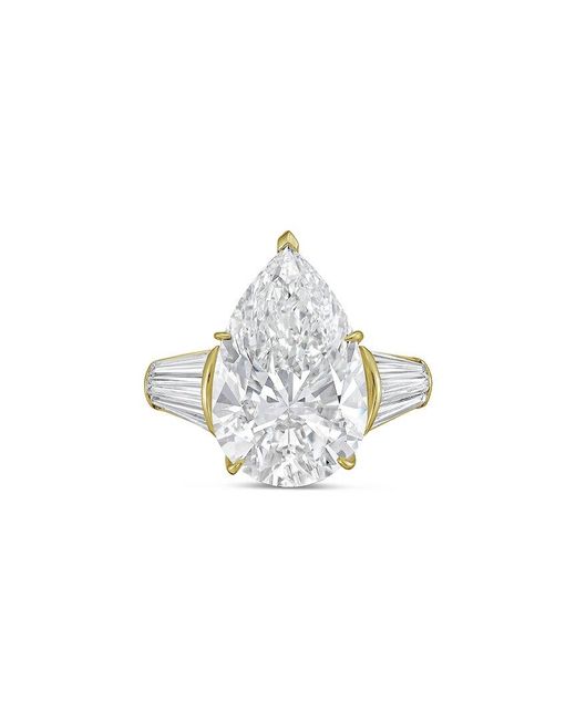 Diana M White Diana M. 14K 2.50 Ct. Tw. Lab-Grown Diamond Three-Stone Ring