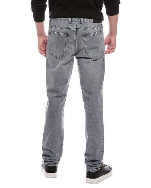 BLK DNM Gray Faded Slim Cut Jean for men