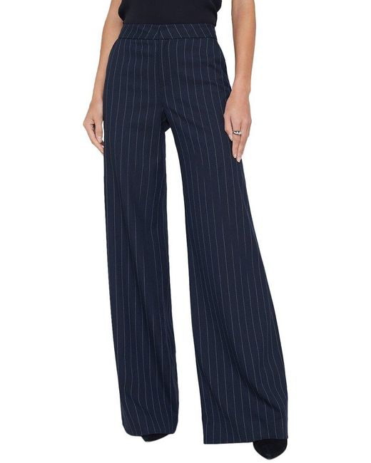 L'Agence Blue Allanah Mid Rise Trouser