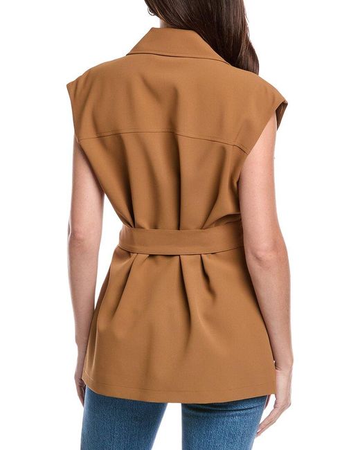 Kenneth Cole Brown Cargo Vest