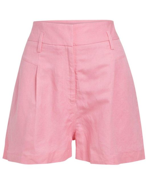 Reiss Pink Oe Ava Linen Short