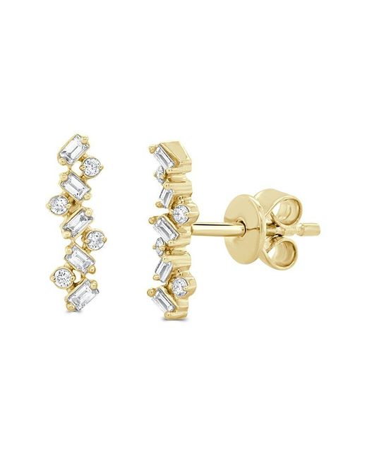 Sabrina Designs Metallic 14K 0.15 Ct. Tw. Diamond Studs