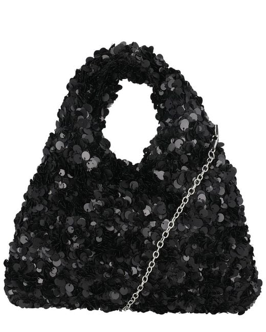 Jessica Mcclintock Black Fern Clutch