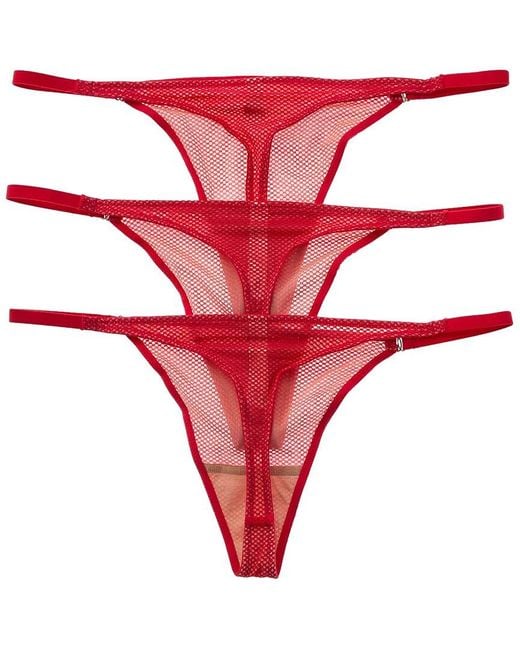 Skarlett Blue Pink Set Of 3 Mischief Thong