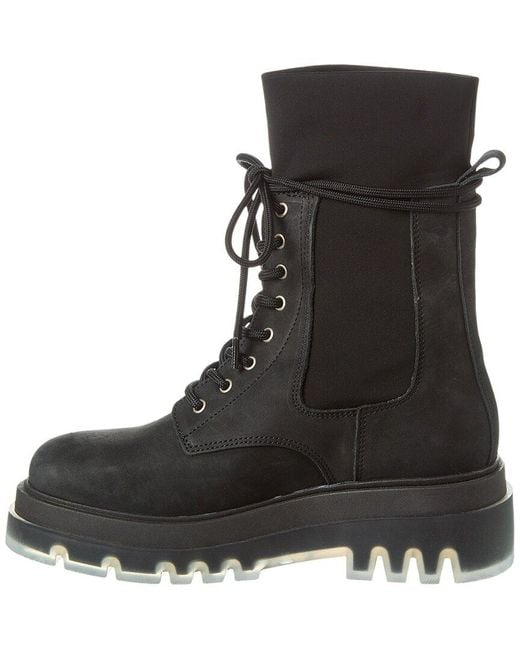 Pajar Black Veloce Leather-trim Boot
