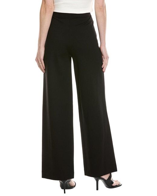 Rag & Bone Black Irina Ponte Wide Leg Pant