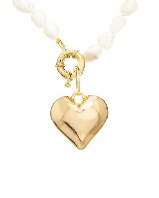 petit moments Metallic Beaded Necklace