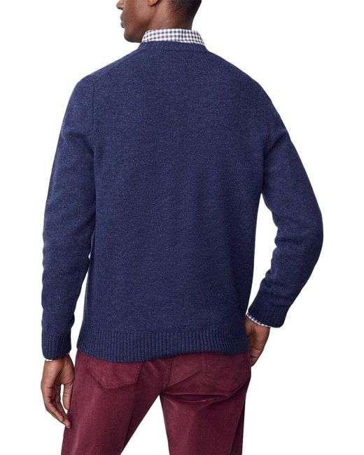J.McLaughlin Blue Ollie Angora & Wool-Blend Sweater for men