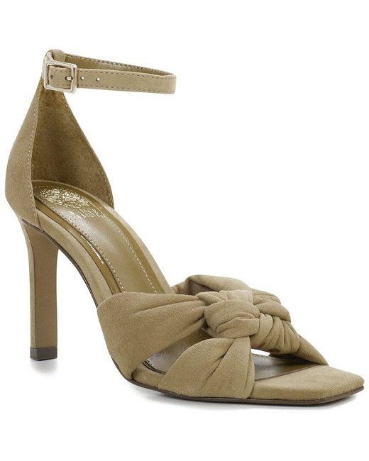 Vince Camuto Metallic Liyba Suede Sandal