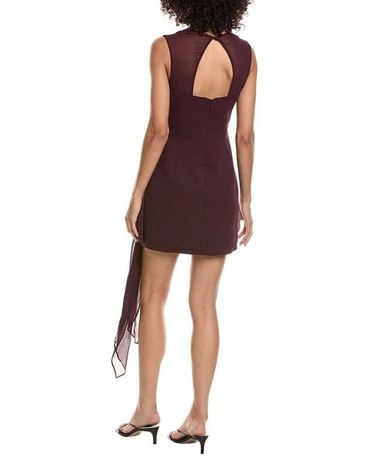 Amanda Uprichard Purple Martina Dress