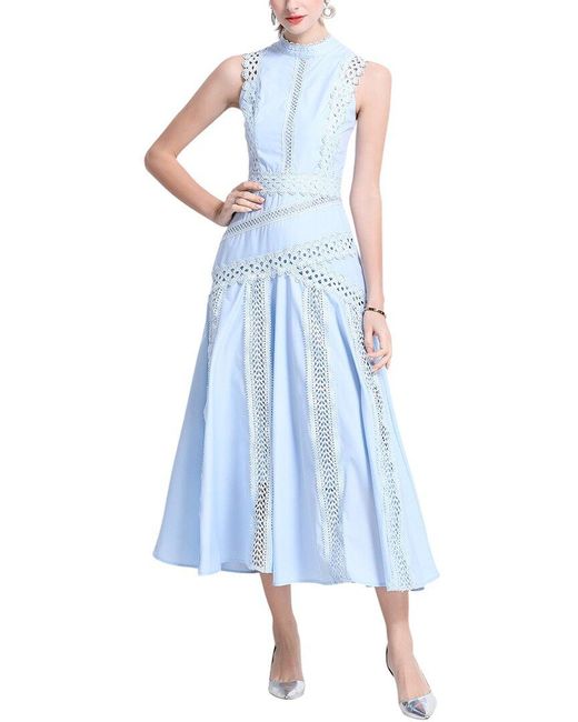 Kaimilan Blue Midi Dress