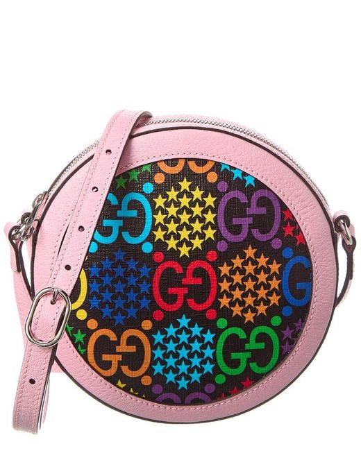 Gucci Red GG GG Psychedelic Canvas & Leather Crossbody