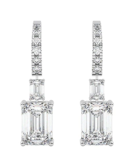 VOWE White 14K 12.00 Ct. Tw. Lab-Grown Diamond Earrings