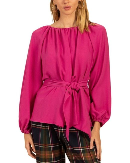 Trina Turk Pink Sana Top