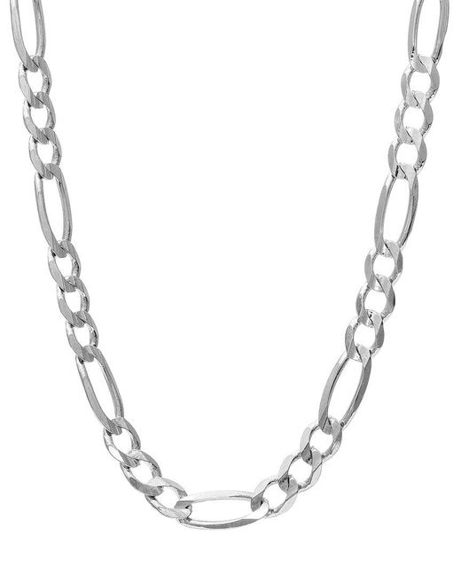 Italian Silver White Chain Necklace for men