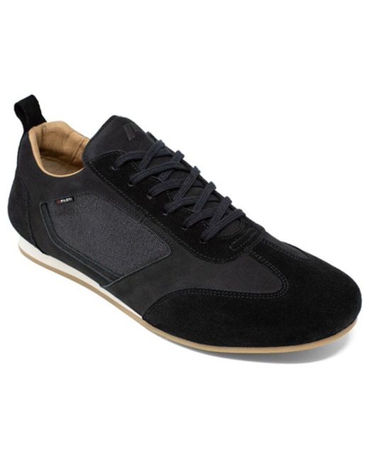 Piloti Black Endurance Leather Sneaker for men