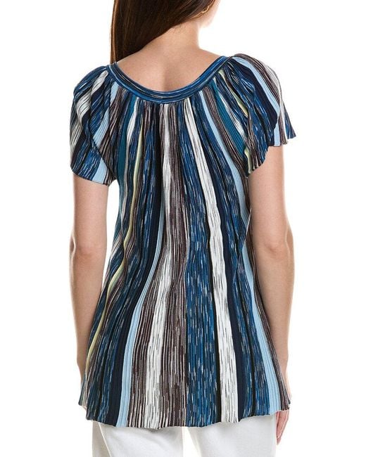 Missoni Blue Stripe Top