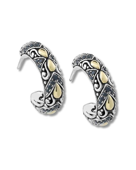 Samuel B. Metallic 18K 0.65 Ct. Tw. Spinel Earrings