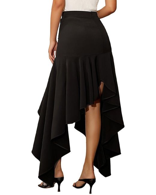 VERA DOLINI Black Maxi Skirt