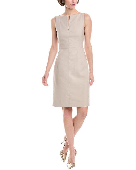 Akris White Sheath Dress