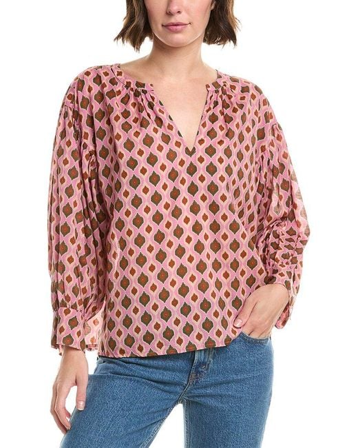 Velvet By Graham & Spencer Red Keren Top