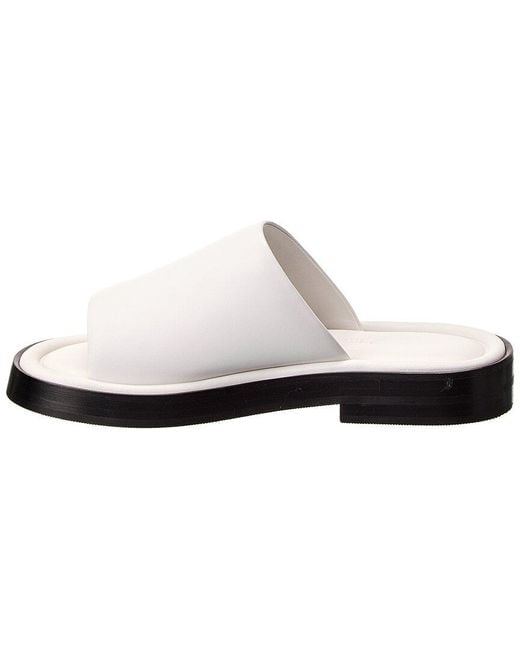 Ferragamo White Giunone Leather Sandal