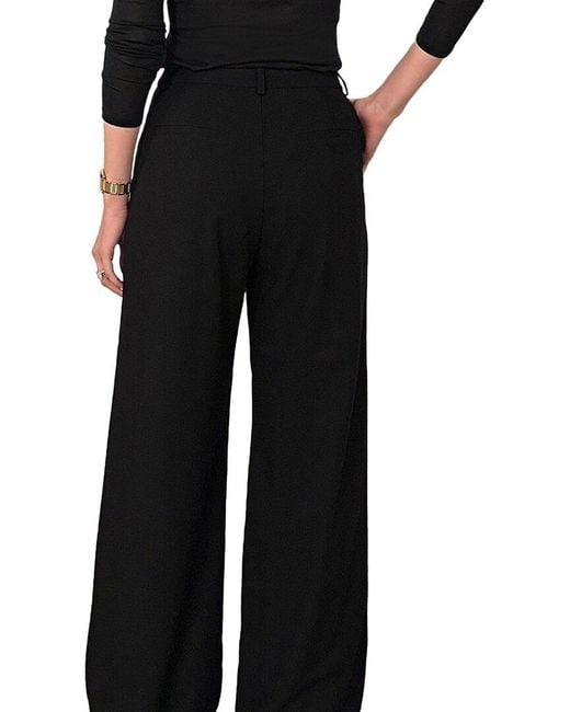 Cami NYC Black Rosheen Wool-blend Pant