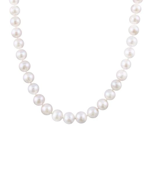 Masako Pearls Metallic Splendid Pearls 14k 10-11mm Cultured Freshwater Pearl Necklace