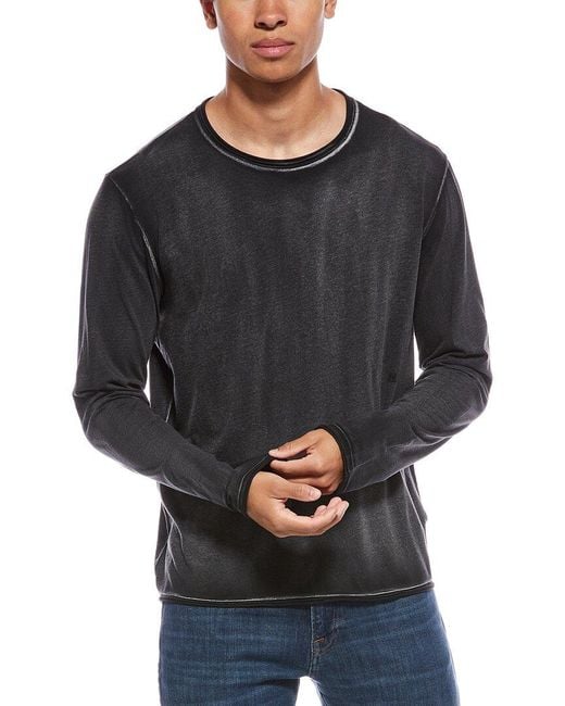 Helmut Lang Black Raw T-Shirt for men