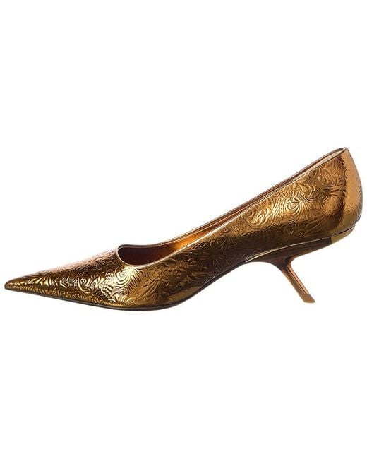 Ferragamo Brown 76 Patent Pump