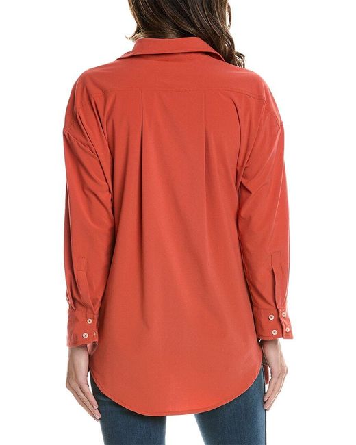 925 Fit Red Chez-mise Shirt