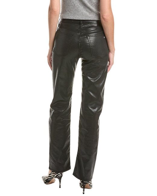Rag & Bone Black Flexi Harlow Full Straight Pant