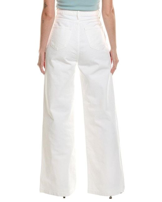Officine Generale White Officine Generale Romy Denim Pant