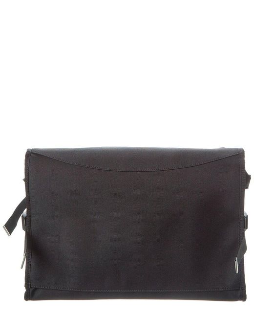 Céline Black Large Nylon Shoulder Bag