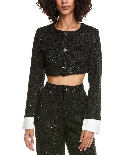 HL Affair Black Tweed Jacket