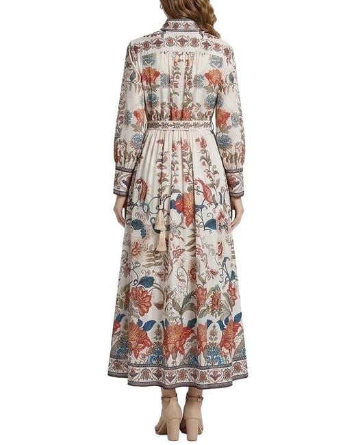 Tedora White Maxi Dress